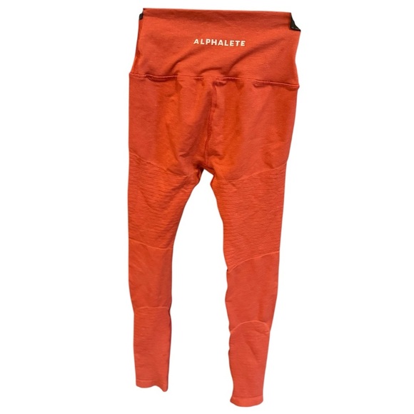 Alphalete Vibrant Orange Leggings - Picture 2 of 4